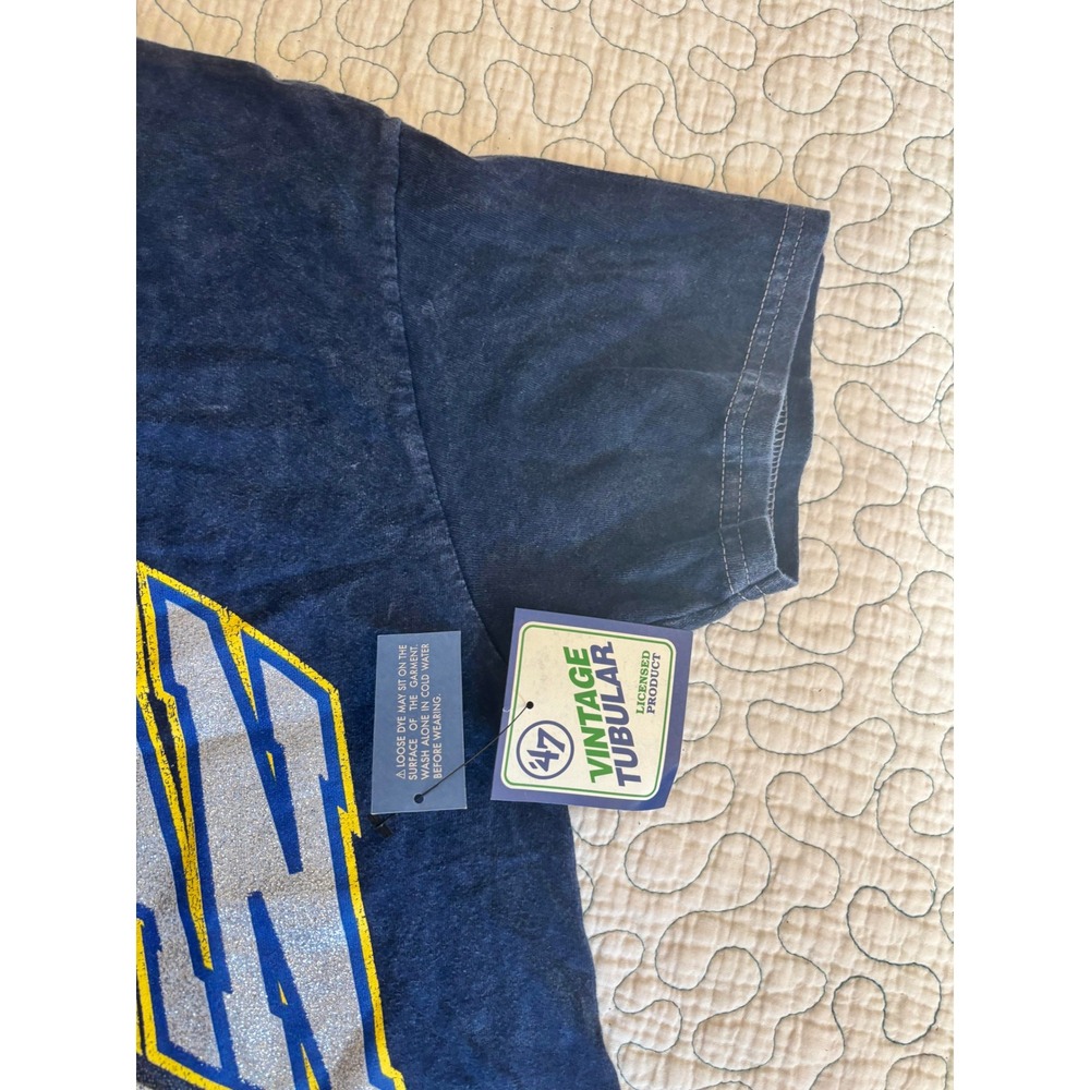 47 Brand Stoney Clover Michigan Wolverines Glitter Shirt Size Medium - Picture 4 of 5